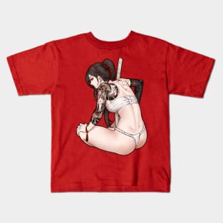 samurai cyborg usagi tatto Kids T-Shirt